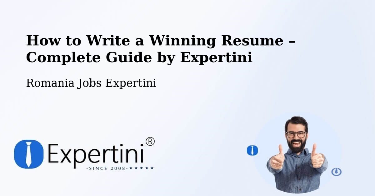 Resume Writing Guide for Job Seekers – Comuna Întregalde - Comuna Întregalde, Romania Jobs Expertini